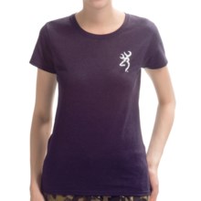 56%OFF 女性のハンティングシャツ ブラウニングクラシックフィットTシャツ - （女性用）半袖 Browning Classic Fit T-Shirt - Short Sleeve (For Women)画像